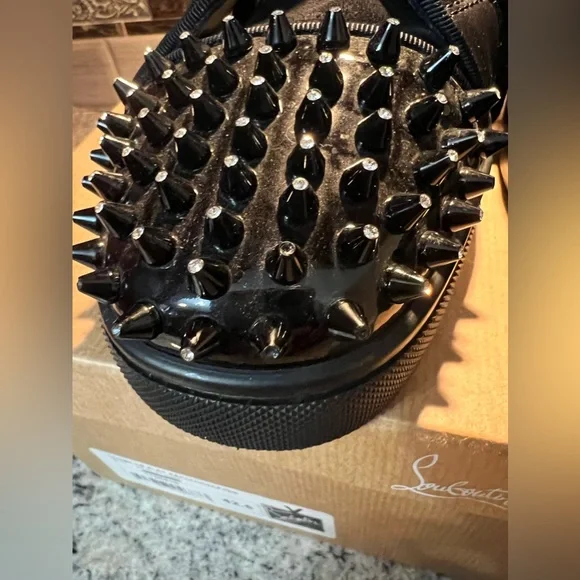 Christian Louboutin “Loubille Flat/Pat/VV/Calf/GG” - Picture 9 of 11